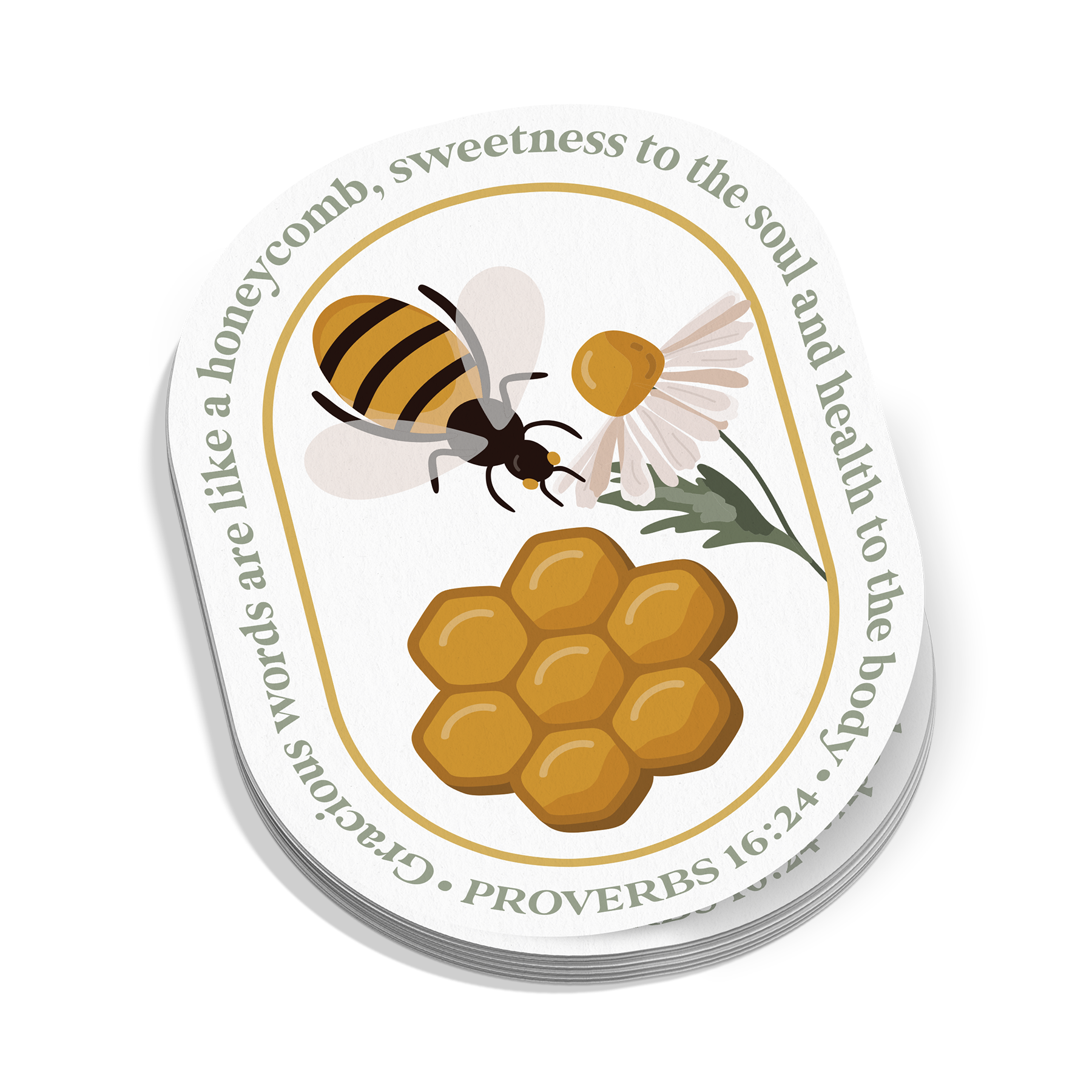 Gracious Words Are Like Sticker