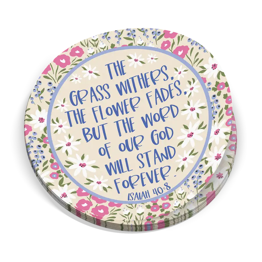 The Grass Withers Sticker