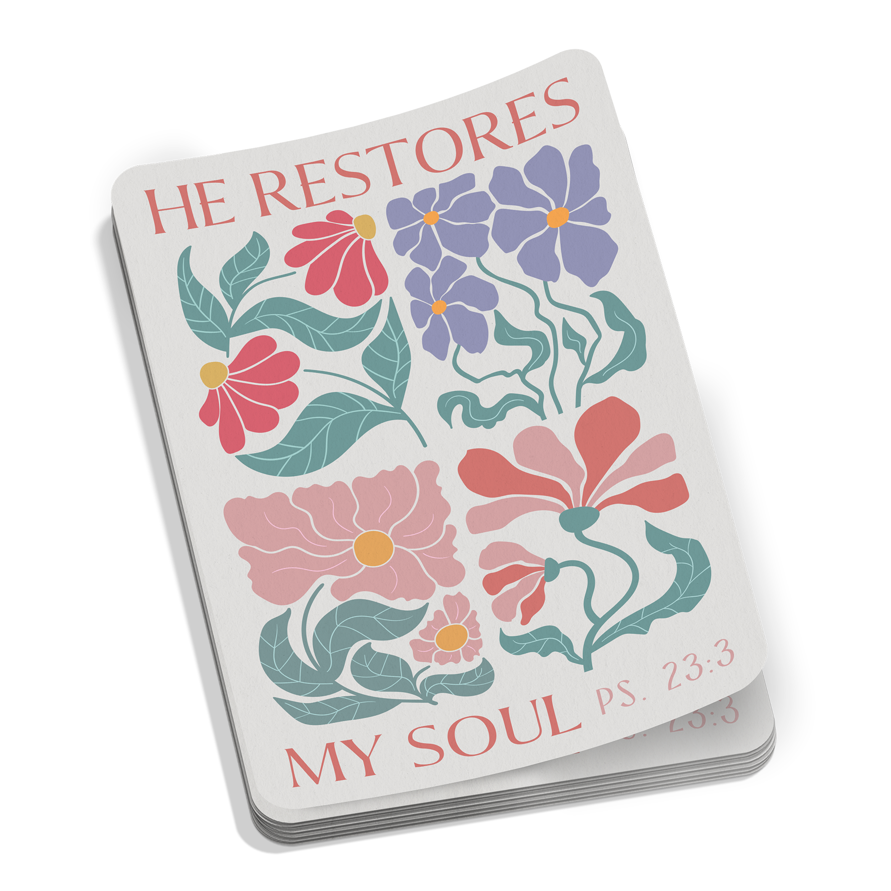 He Restores My Soul Sticker