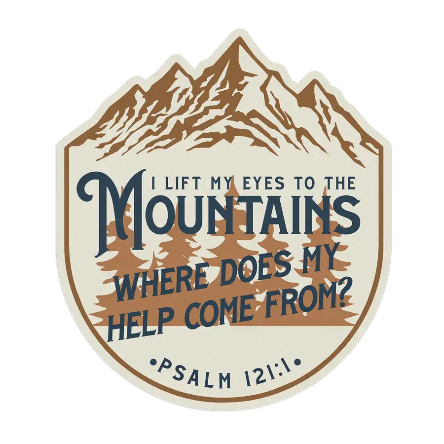 Where Does My Help Come From Sticker #2