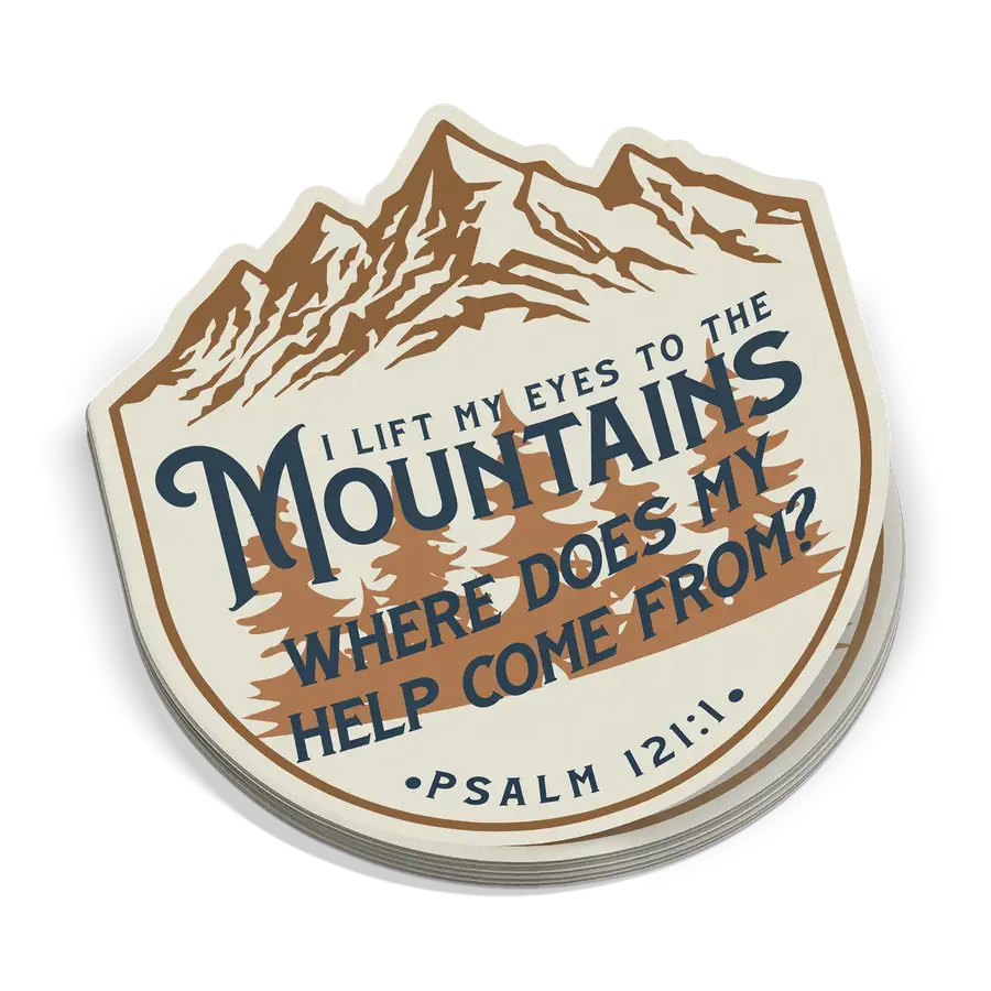 Where Does My Help Come From Sticker