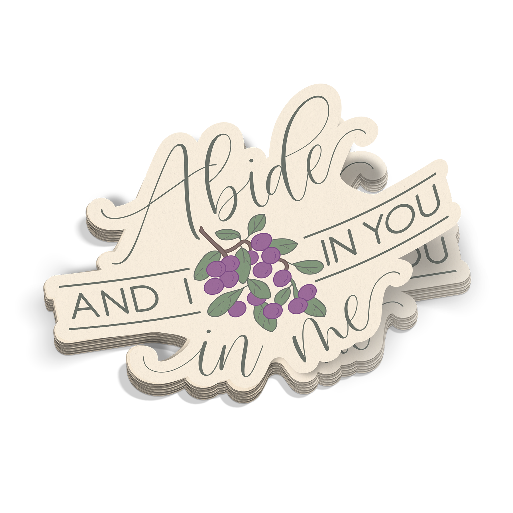 Abide In Me Sticker