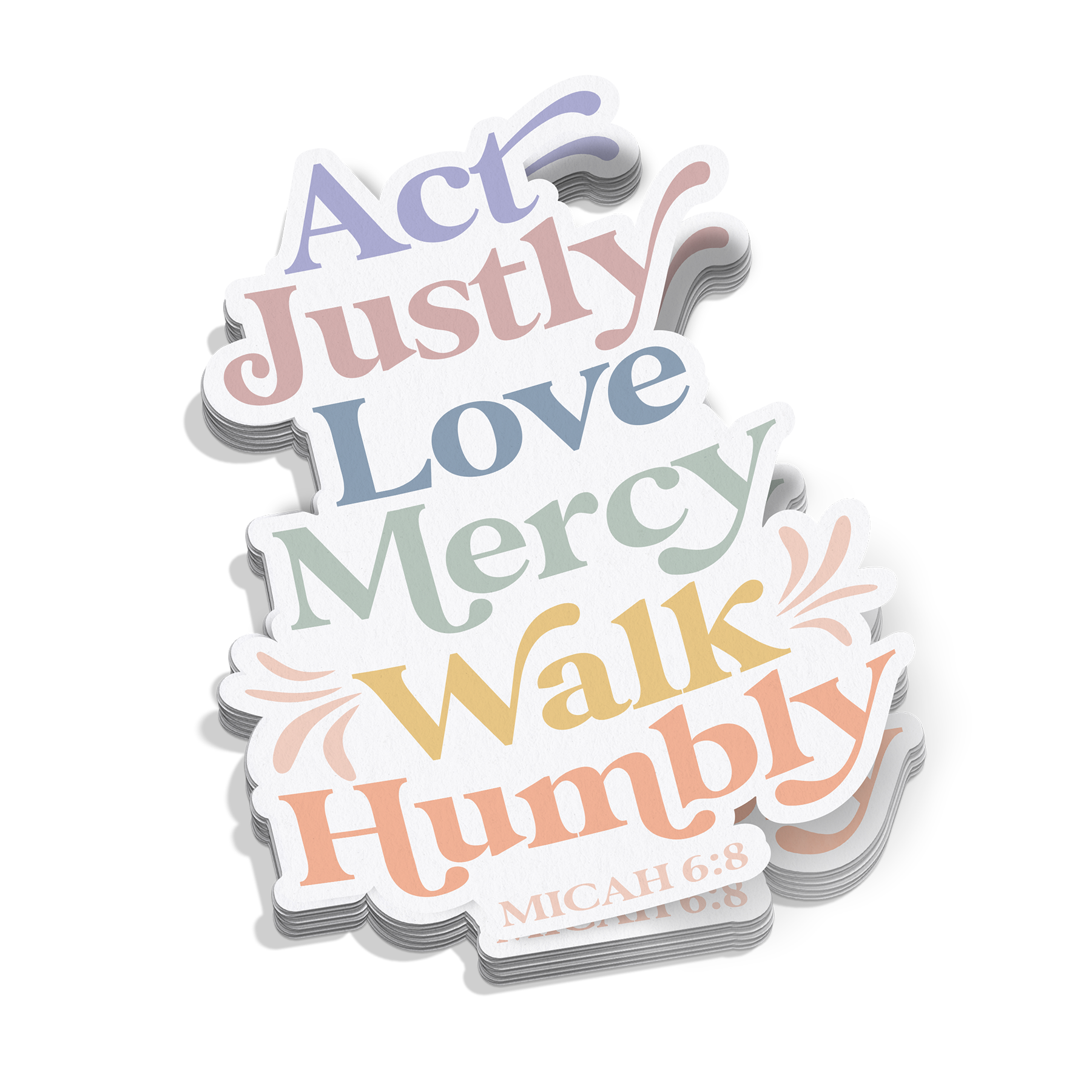 Walk Humbly Sticker