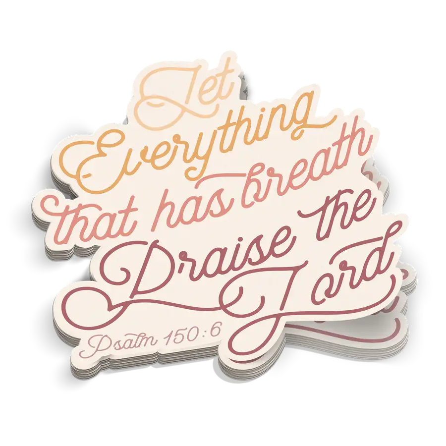 Praise The Lord Sticker