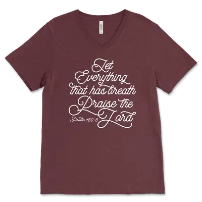 Praise The Lord V‐Neck Tee