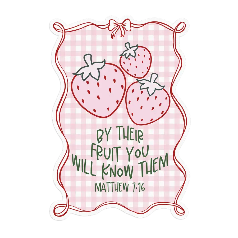 By Their Fruit Sticker #2