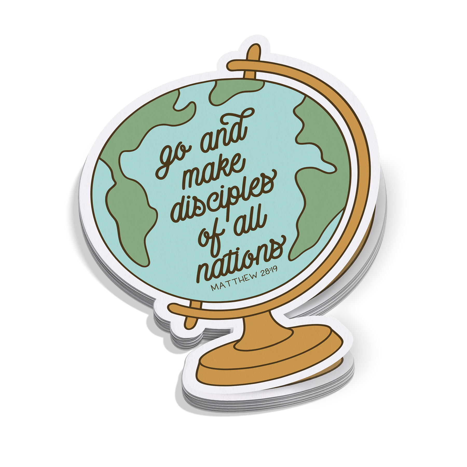 Making Disciples Stickers Go And Make Disciples Sticker | Missional Wear
