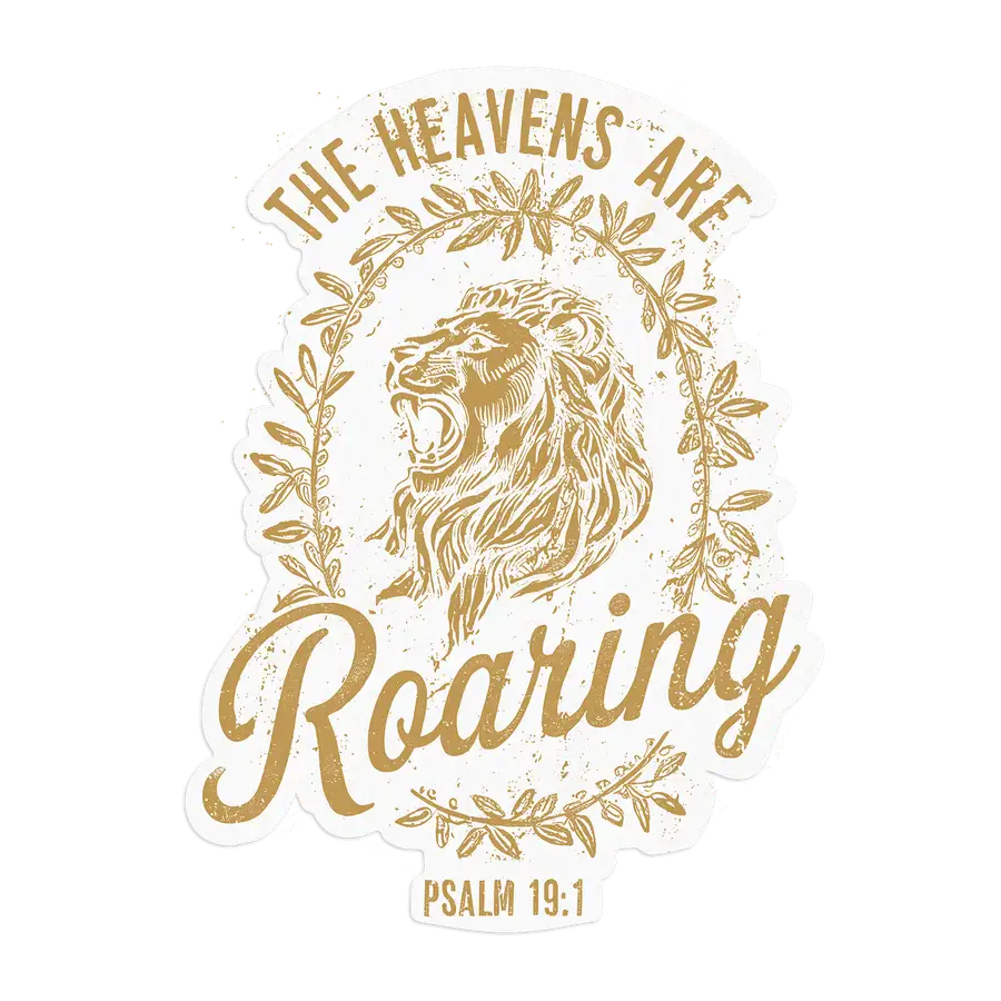 The Heavens Are Roaring Sticker #2