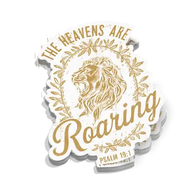 The Heavens Are Roaring Sticker