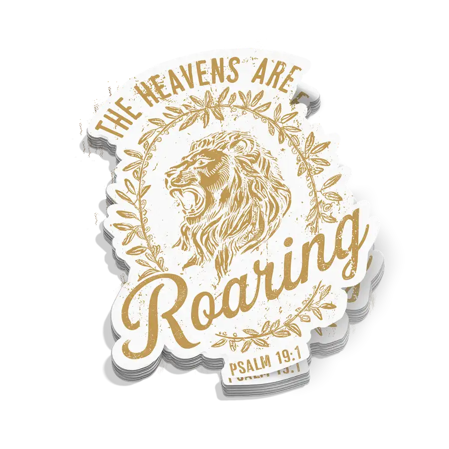 The Heavens Are Roaring Sticker