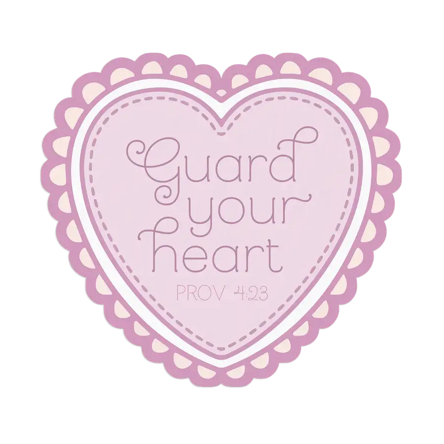 Guard Your Heart Sticker #2