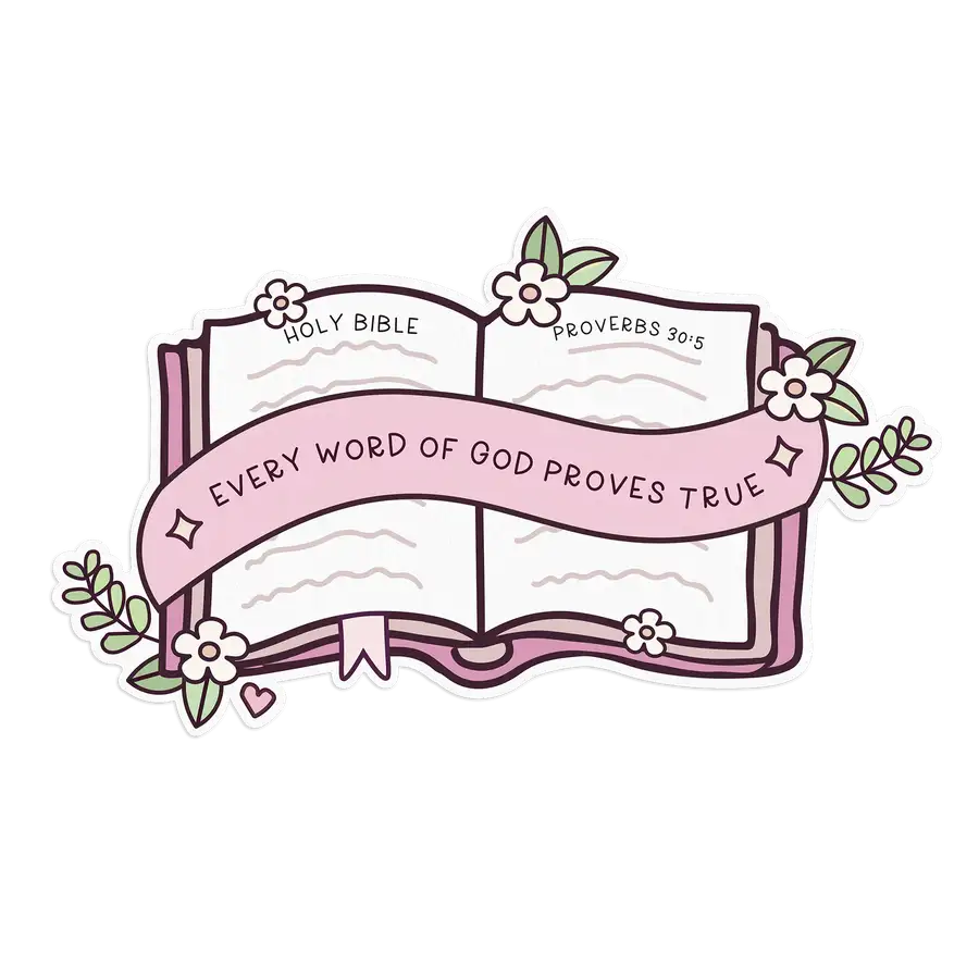 Evrey Word Proves True Sticker #2