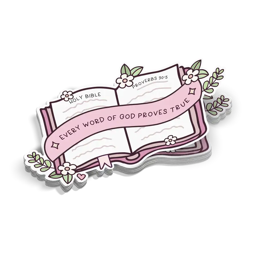 Evrey Word Proves True Sticker