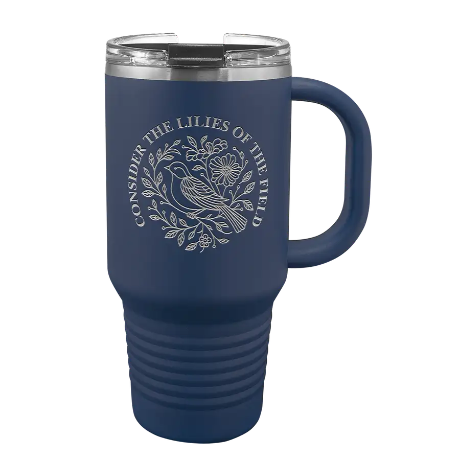 Consider The Lillies 32 oz Insulated Travel Tumbler