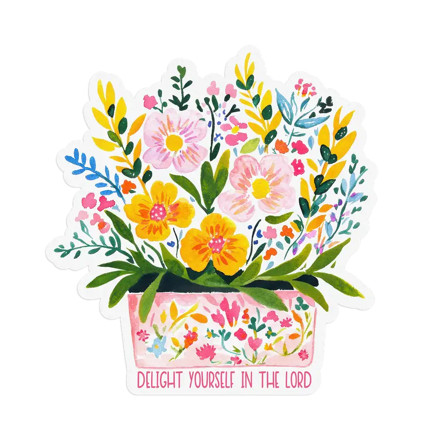 Delight Yourself In The Lord Sticker #2