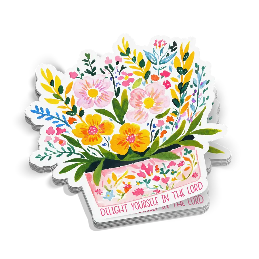 Delight Yourself In The Lord Sticker