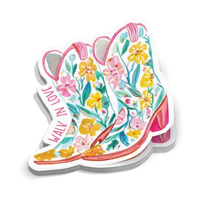 Walk In Love Sticker