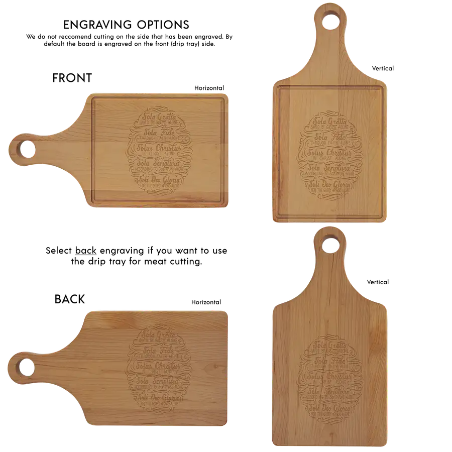Whether you Eat Or Drink Cutting Board Paddle #3