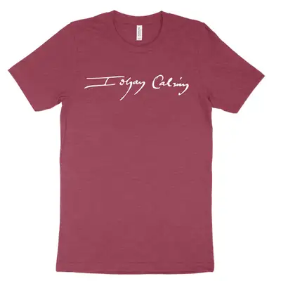 John Calvin (Signature) Tee