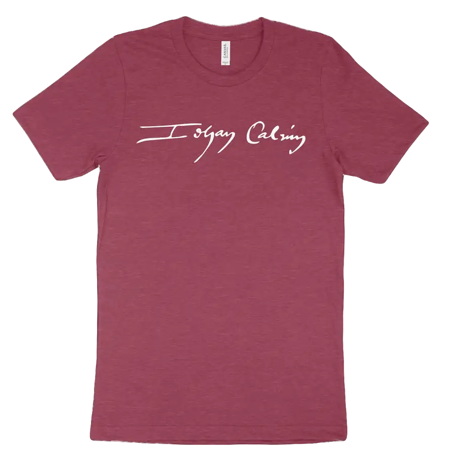 John Calvin (Signature) Tee