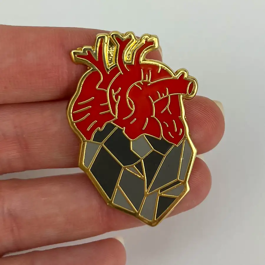 A New Heart Lapel Pin #2