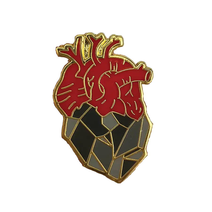 A New Heart Lapel Pin