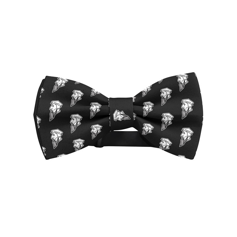 John Calvin Profile Bow Tie (Black)