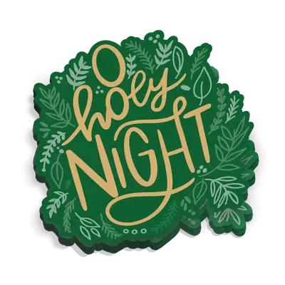 O Holy Night Sticker