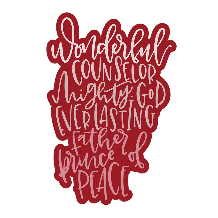 Wonderful Counselor Sticker #2