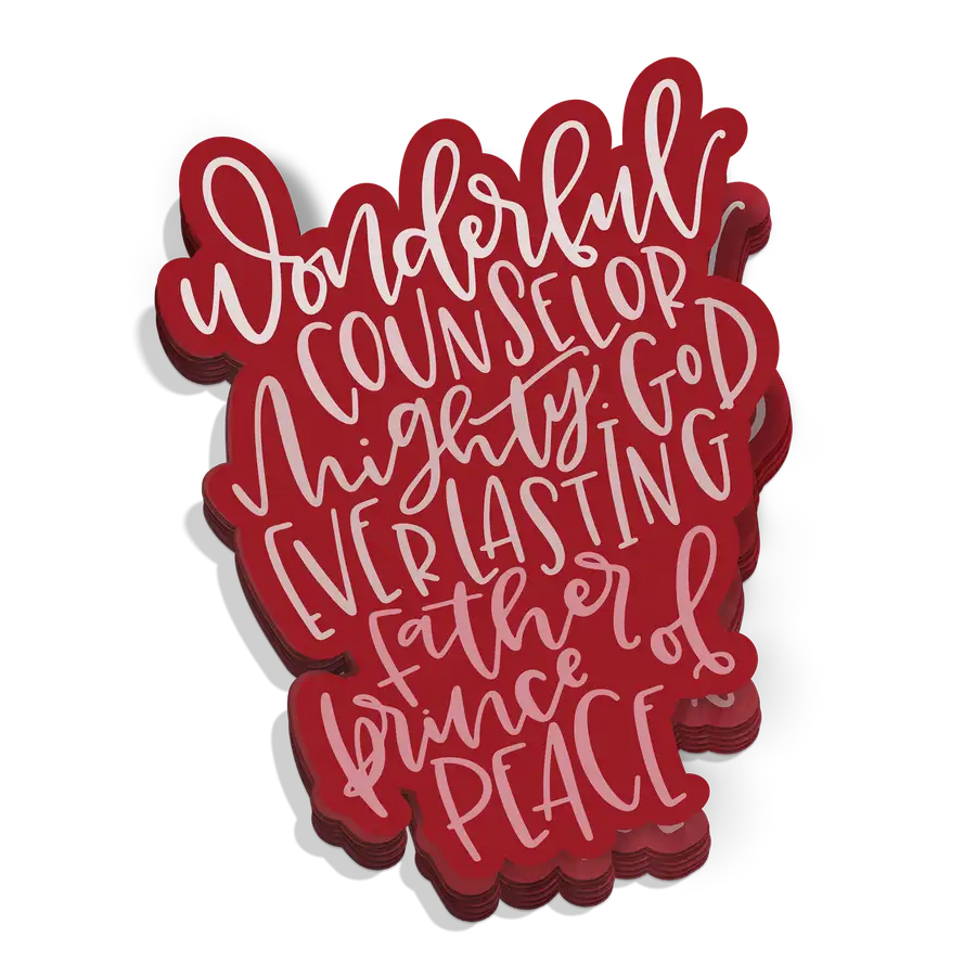 Wonderful Counselor Sticker