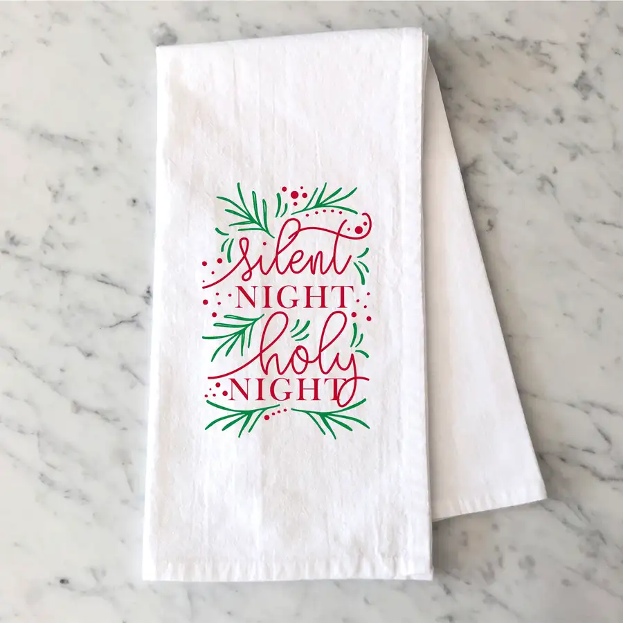Silent Night Tea Towel