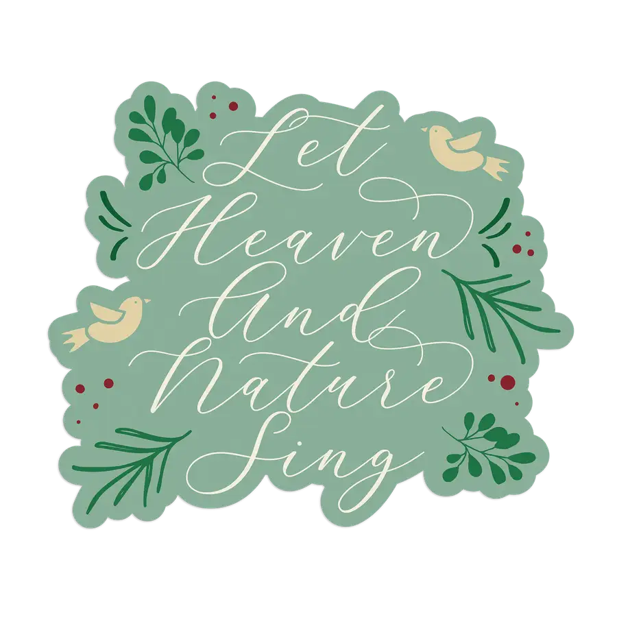 Let Heaven And Nature Sticker #2