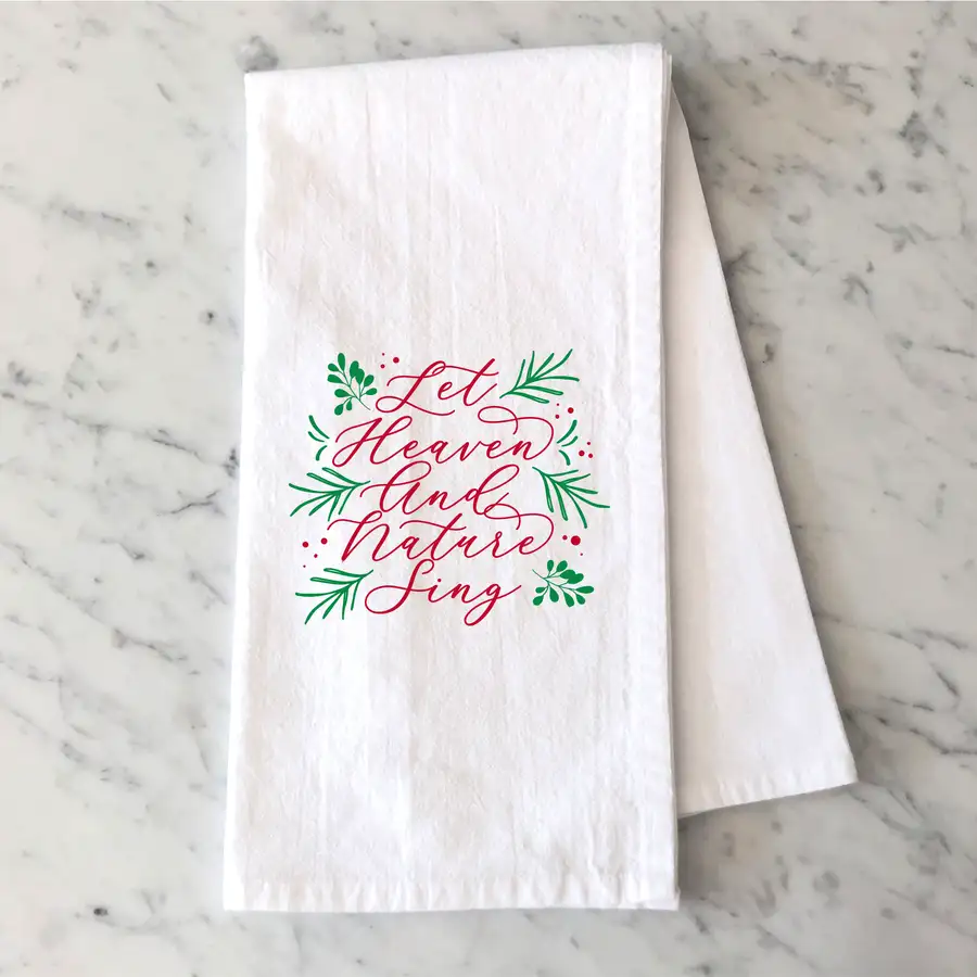 Let Heaven And Nature Sing Tea Towel
