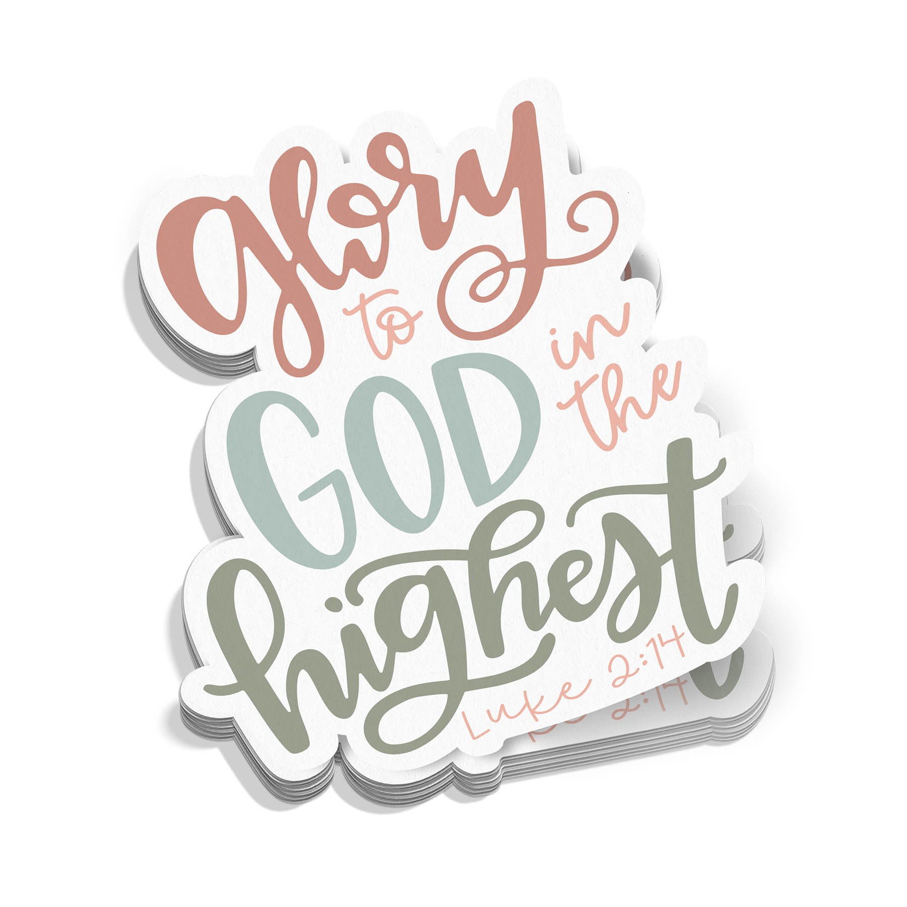 God Rays Sticker Glory To God Sticker | Missional Wear