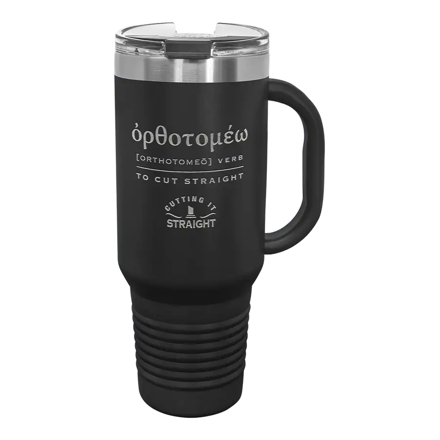 Orthotomeó CIS 40 oz Insulated Travel Tumbler
