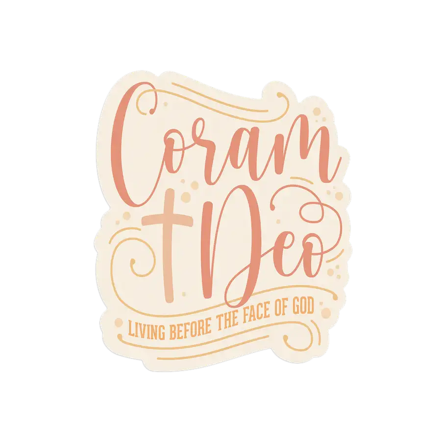 Coram Deo Sticker #2
