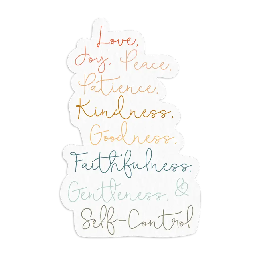 Fruits Of The Spirits Sticker #2