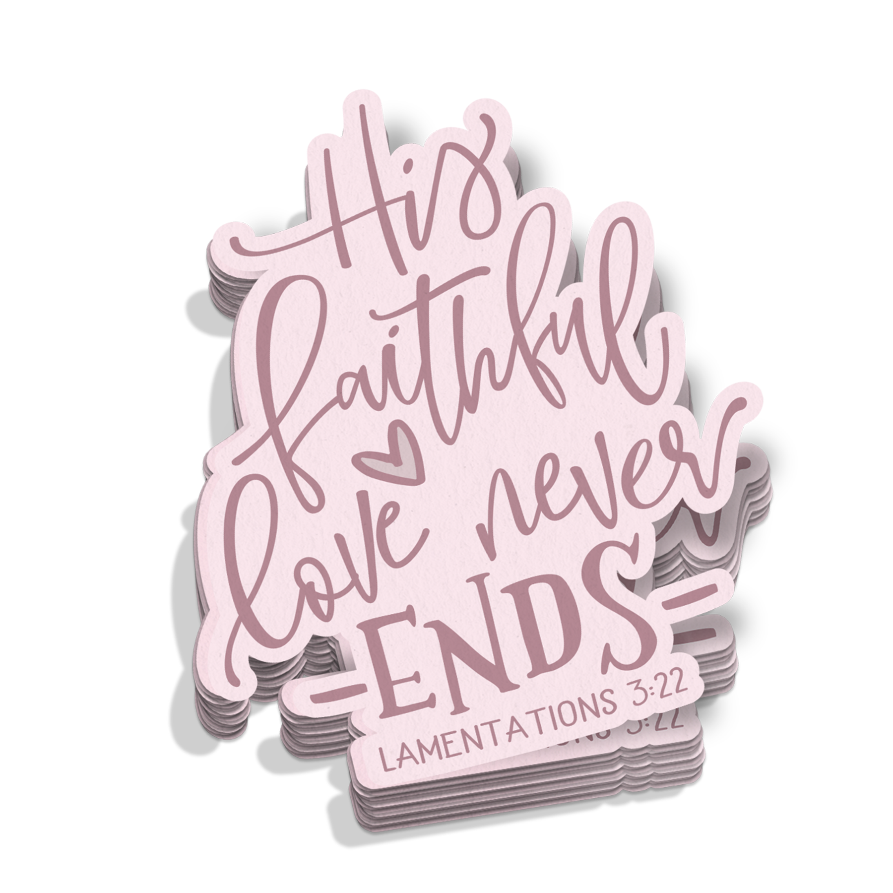His Faithful Love Sticker