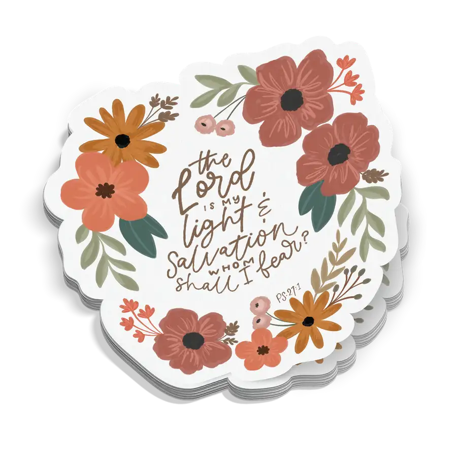 The Lord Is My Light Sticker