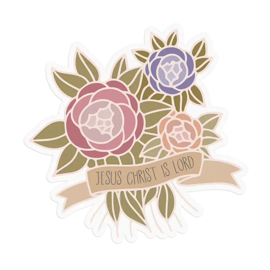 Jesus Christ Is Lord Sticker #2