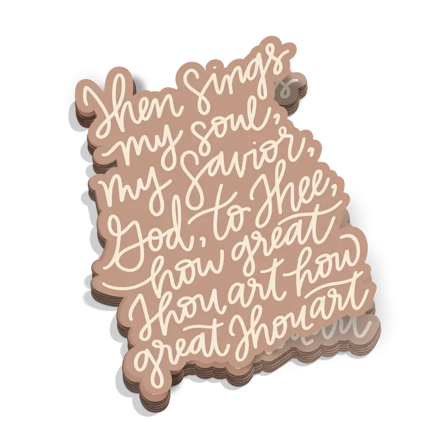How Great Thou Art Sticker