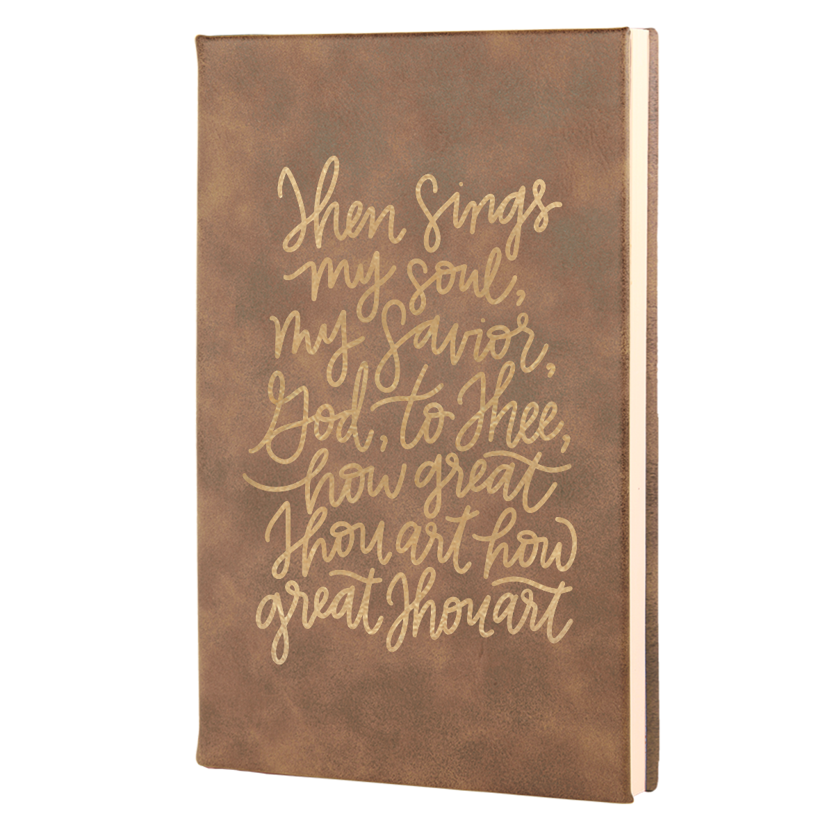 How Great Thou Art Leatherette Hardcover Journal