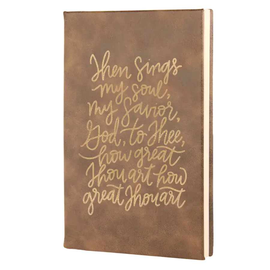 How Great Thou Art Leatherette Hardcover Journal
