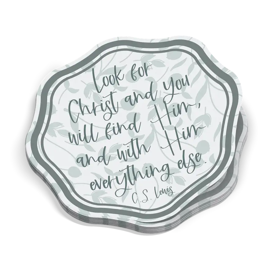Look For Christ Sticker