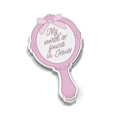 My Worth Is Found In Jesus Sticker