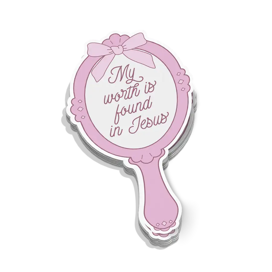 My Worth Is Found In Jesus Sticker