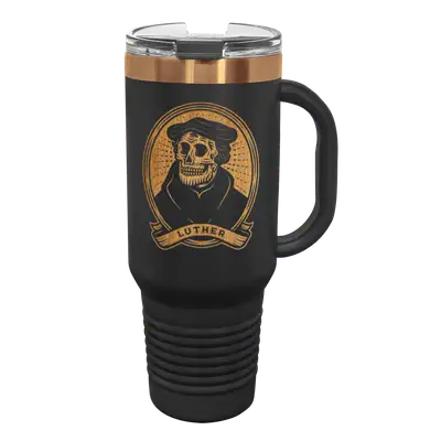 Dead Theologians Luther 40 oz Insulated Travel Tumbler