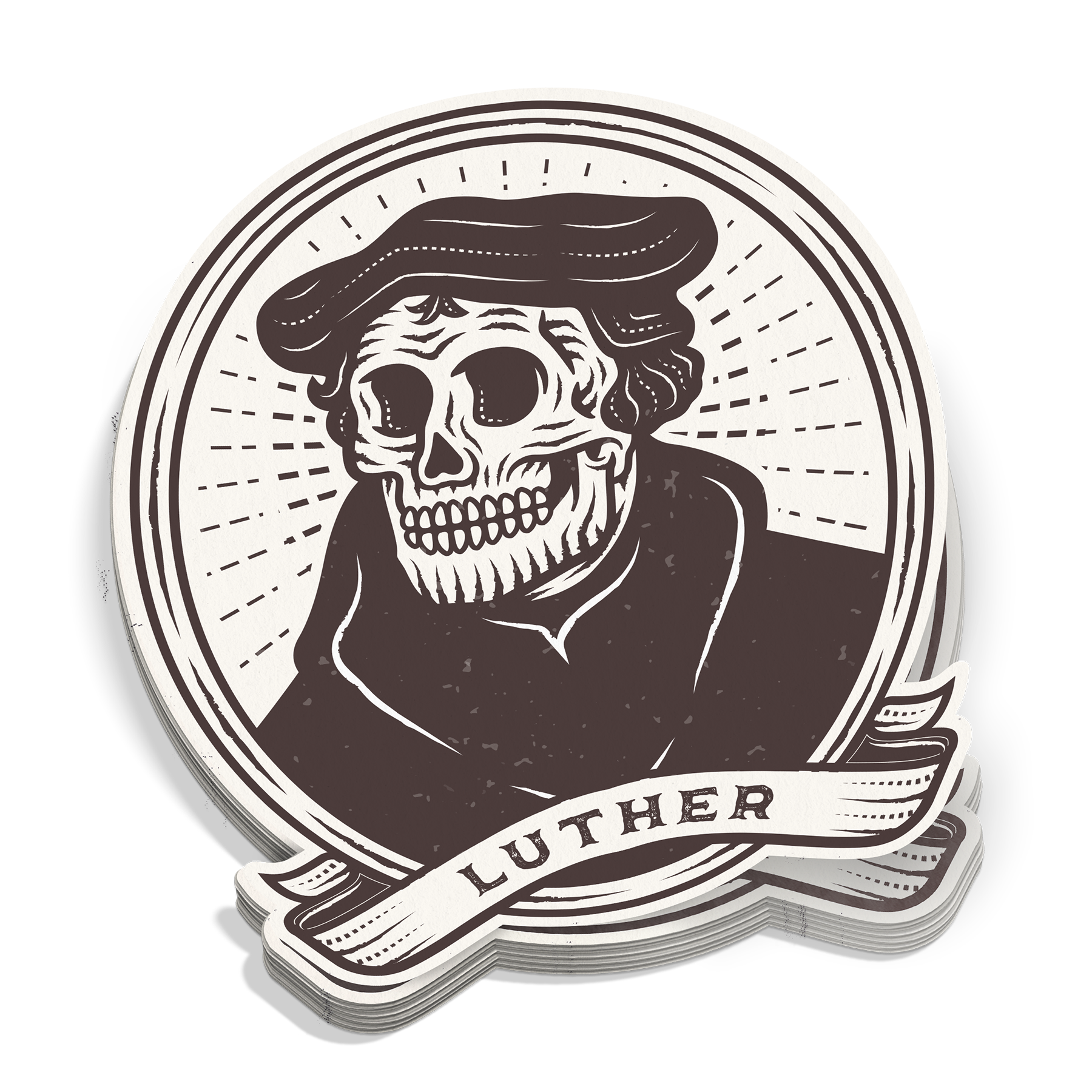 Dead Theologians Luther Sticker