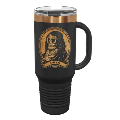 Dead Theologians Owen 40 oz Insulated Travel Tumbler