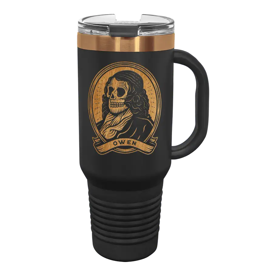 Dead Theologians Owen 40 oz Insulated Travel Tumbler